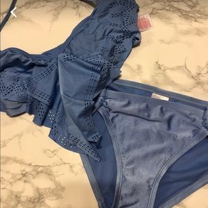 blue bikini set